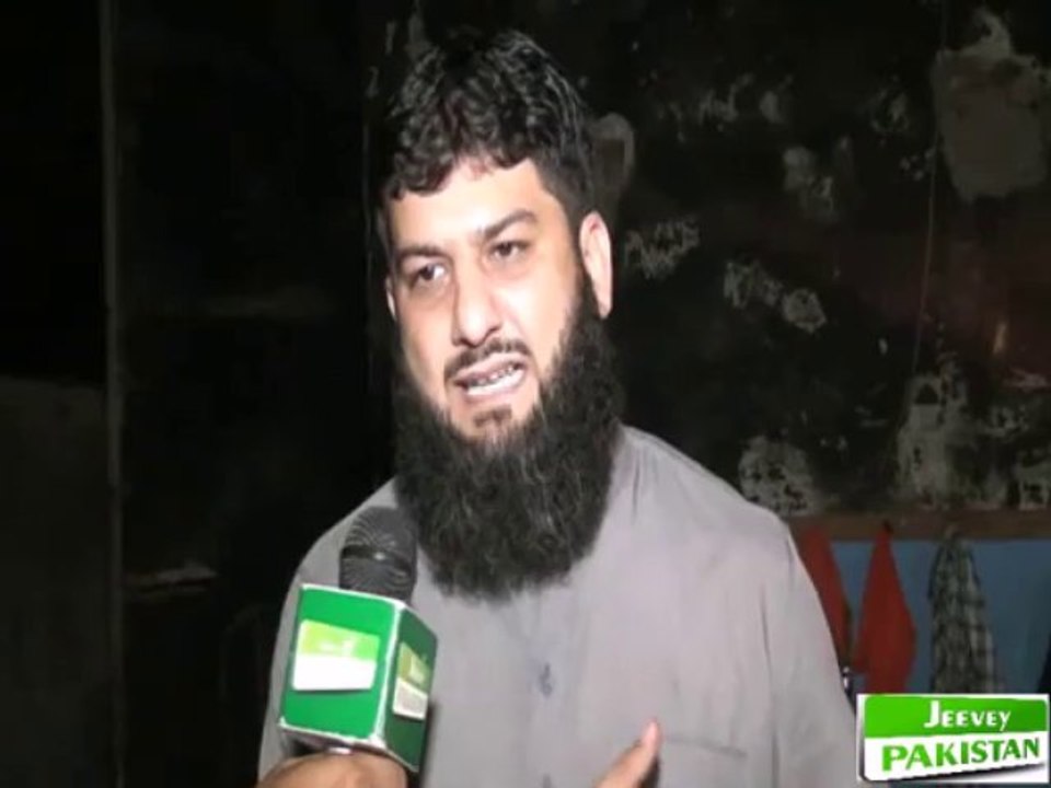 Mr. Baber Sohail Butt of Pakistan Peoples Party talking with Jeevey Pakistan at Tamseel Theatre.