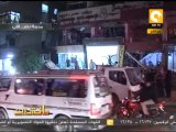 مانشيت: عملية تنظيف لمنطقة حادث إغتيال وزير الداخلية بمدينة نصر