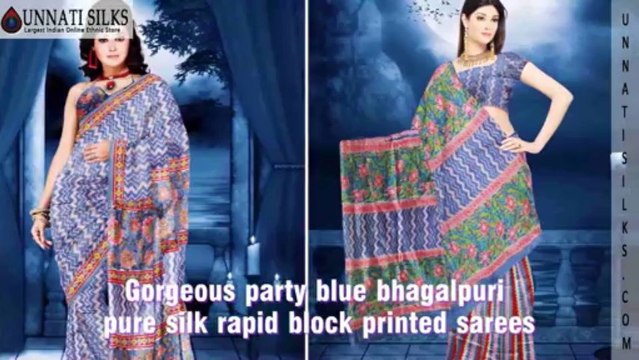 Blue sarees Online, Blue Saris Shop, Buy Blue Color Indian Saree, Blue Saris Store