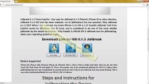 How to Jailbreak iOS 6.1.4 / 6.1.3 Untethered With Evasion - A5X, A5 & A4 Devices