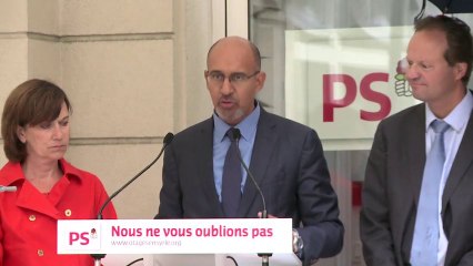 Discours d'Harlem Désir en hommage à Didier François et Édouard Elias, journalistes otages en Syrie depuis trois mois