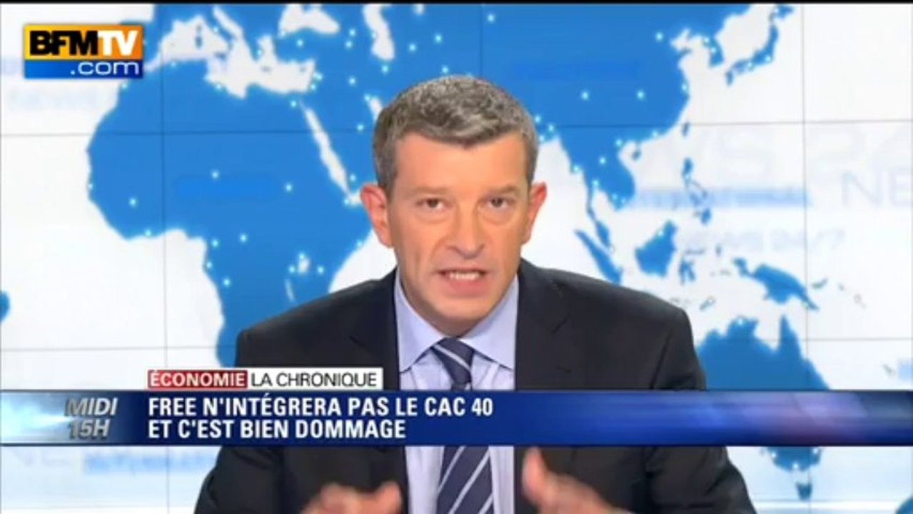 Chronique éco de Nicolas Doze: Free n'intègrera pas le CAC 40 - 06/09