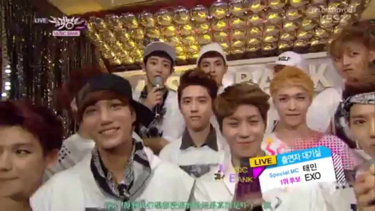 [中字] 130614 Music Bank 待机采访 with 泰民