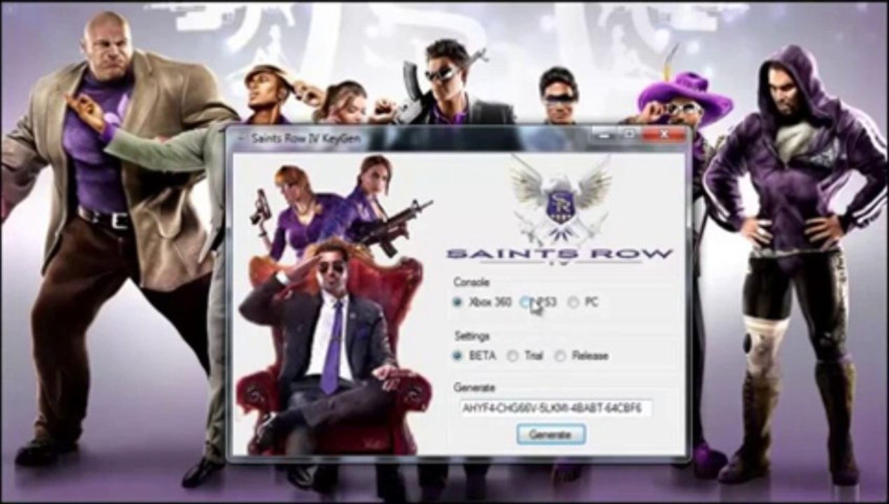 ▶ HD Saints Row 4 Keygen Serial [August 2013] Free Download No Survey