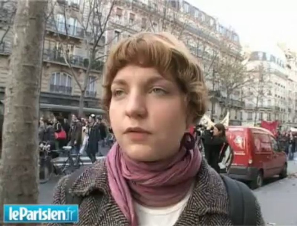 Étudiants et lycéens manifestent contre la loi Pécresse