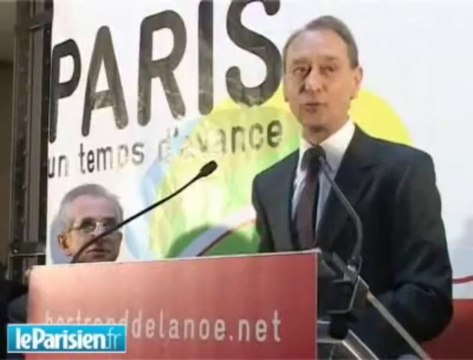 Delanoë et son projet pour Paris