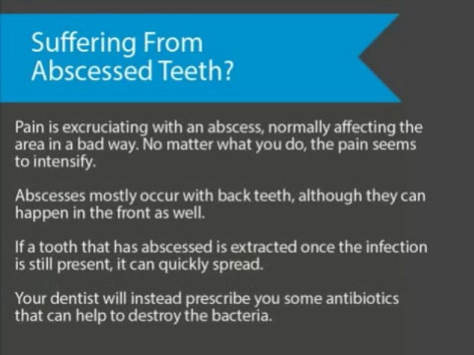 Suffering From Abscessed Teeth