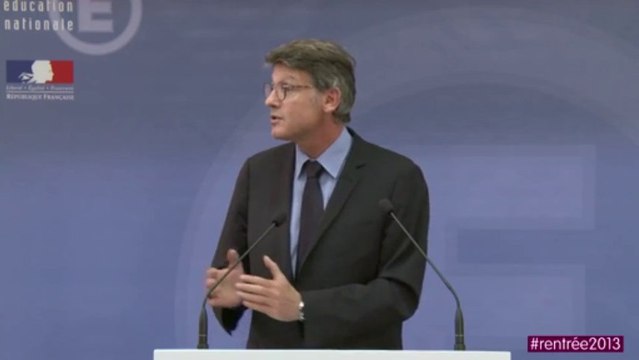 [ARCHIVE] Conférence de presse de rentrée 2013 : discours de Vincent Peillon