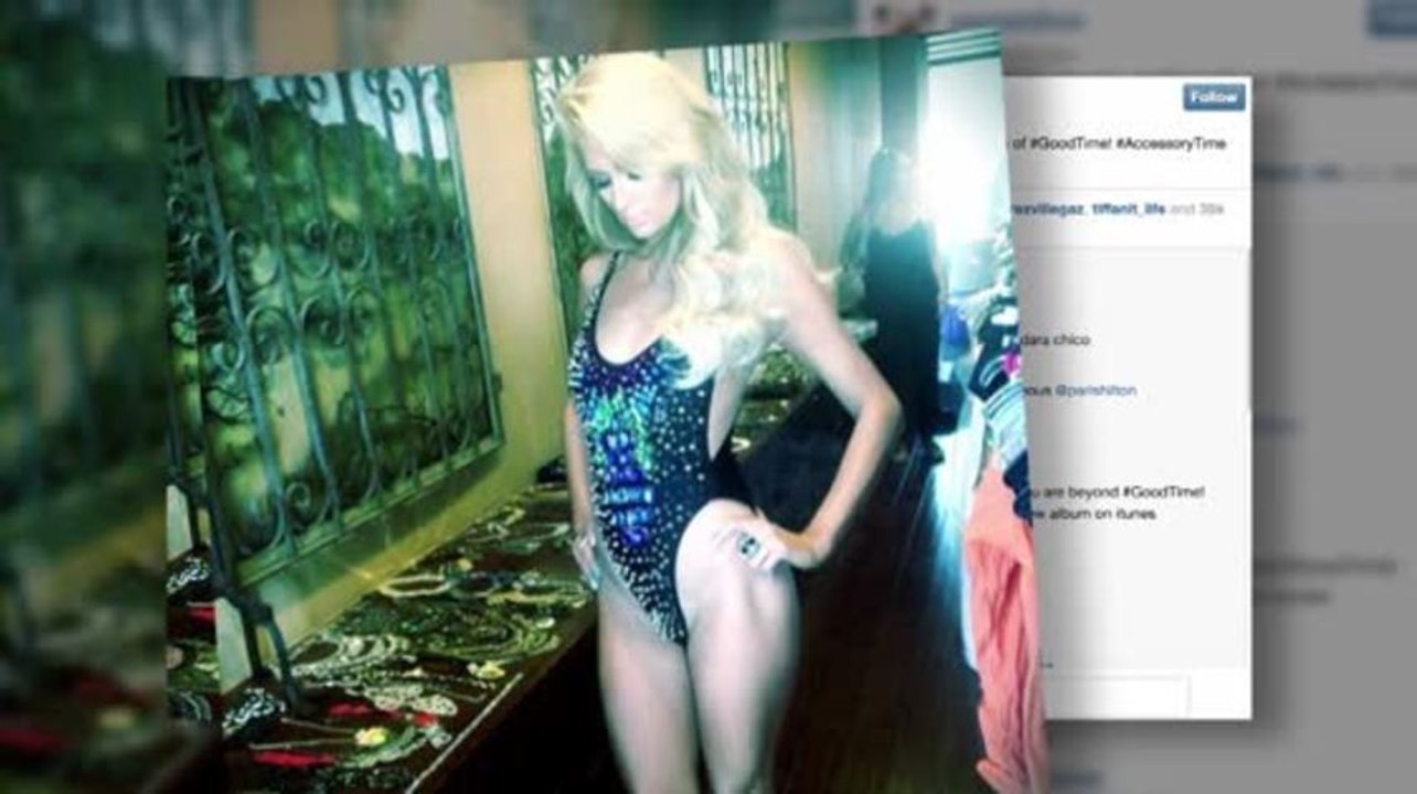 Paris Hilton zeigt viel Haut hinter den Kulissen