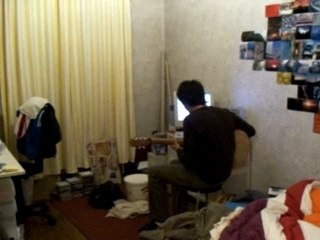 Sims à la guitare! (mon ex coloc)
