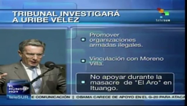 Investigarán a ex presidente Álvaro Uribe por nexos paramilitares