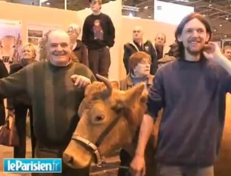 Au Salon de l'agriculture, Jacques Chirac fait le show