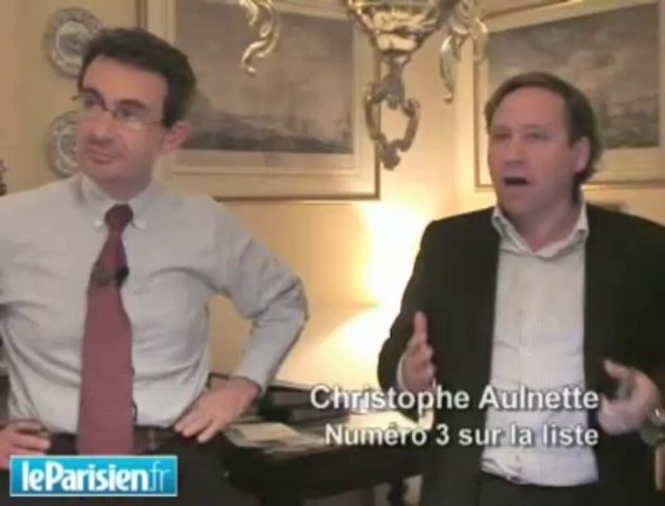 Neuilly: soirée électorale chez Fromantin