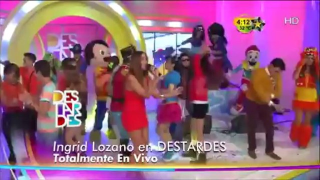 Ingrid Lozano canta en Destardes