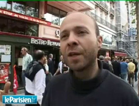 Sans-papiers: des grévistes enfermés au Bistro romain