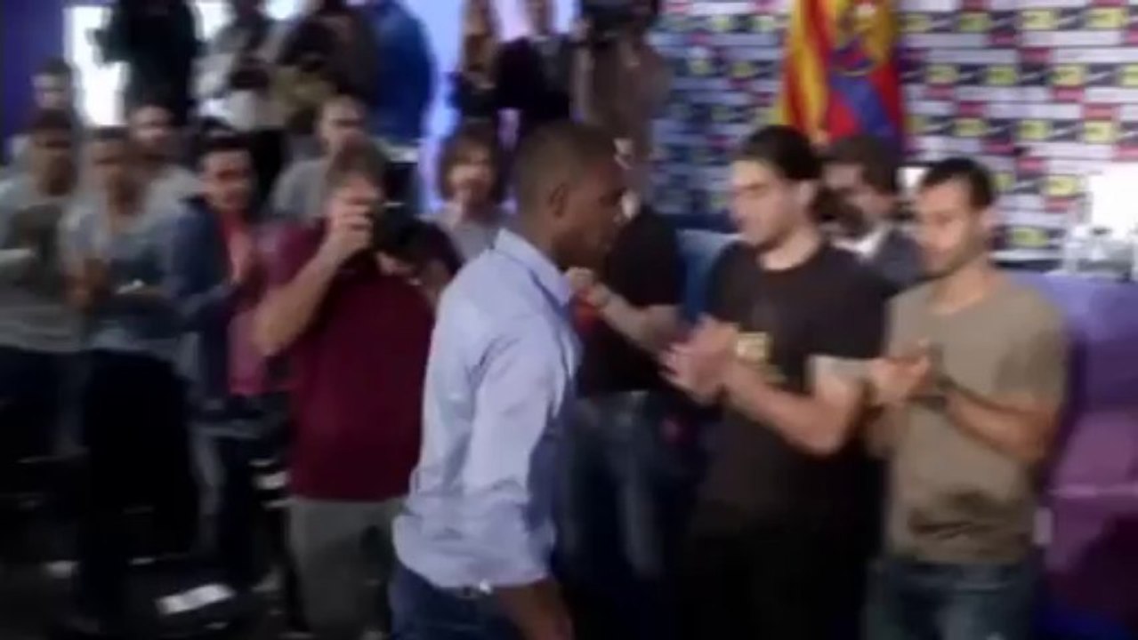 Les adieux d'Abidal au Barça 2