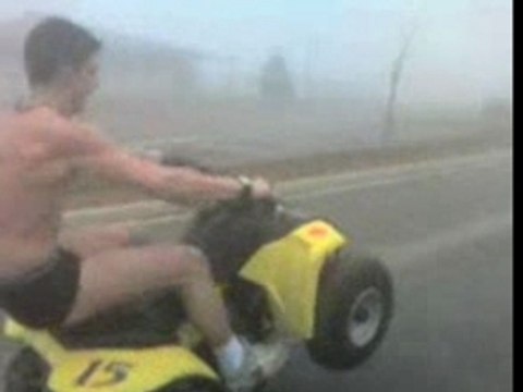 A poil levette en quad 0degres