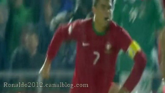 Goal Cristiano Ronaldo hat-trick Northern Ireland vs Portugal (2-4)