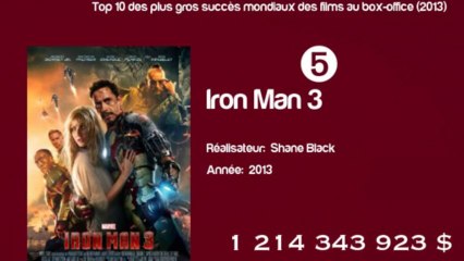 Top 10 des plus gros succès mondiaux des films au box-office (2013)