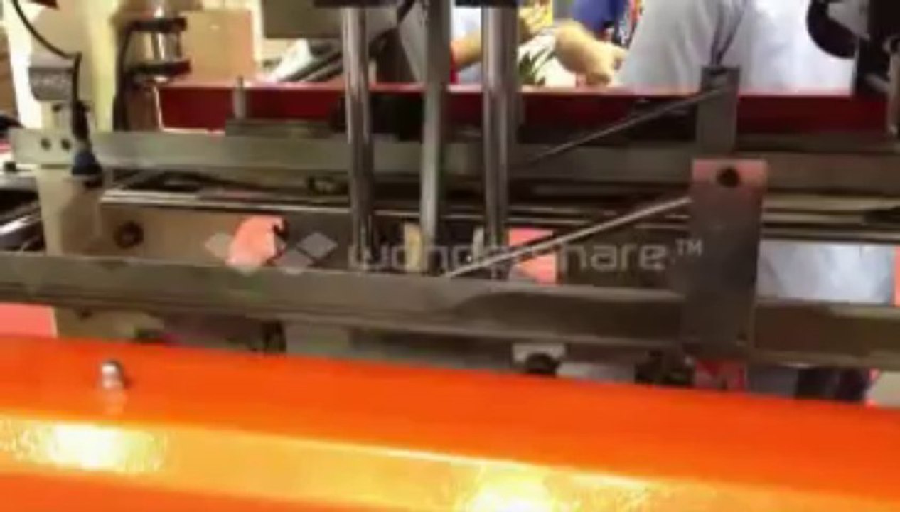 corrugated shoes box lid and try forming and gluing machine