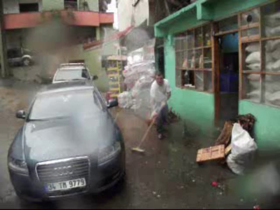 Topluca Köy'de 5 dk'a da Yağan yağmur Etkili oldu Tehlike kapimizda