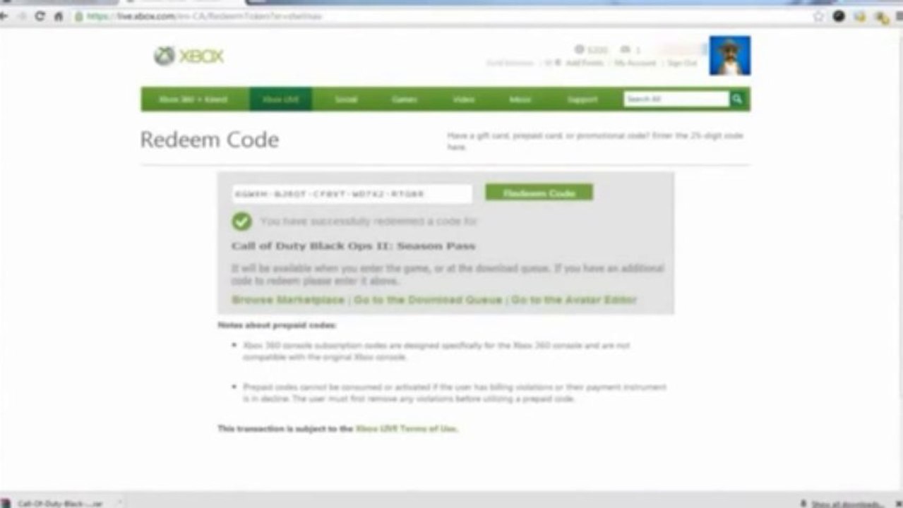 FR Season Pass Gratuit Black Ops 2 2013 PC XBOX...