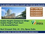 STUDIO APARTMENT~+~+8447070834~+~+ELAN FOOD COURT SECTOR 80 NH 8