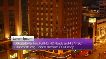 Delicate Lower Thirds - After Effects Template