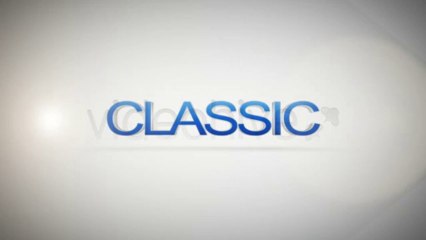 Classic Clean 3d Opener - After Effects Template