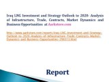 Iraq LNG Investment and Strategy Outlook to 2020- Analysis of Infrastructure, Trade, Contracts, Market Dynamics and Business Opportunities