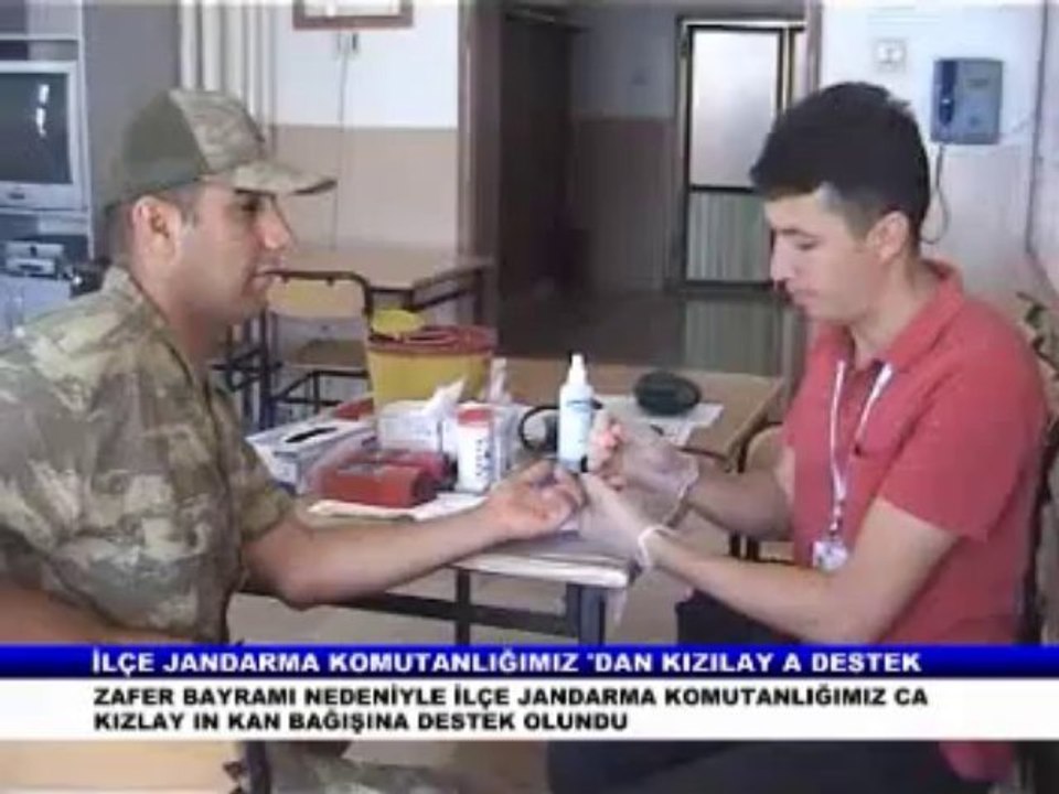 ZİLE İLÇE JANDARMA KOMUTANLIĞINDAN KIZILAY A DESTEK