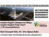 STUDIO APARTMENT~+~+8447070834~+~+ELAN FOOD COURT SECTOR 80 NH 8