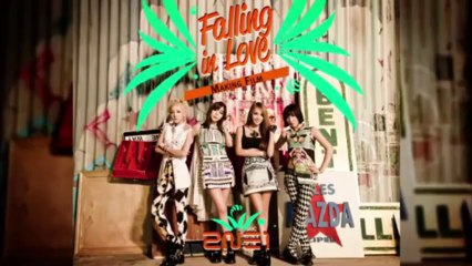 2NE1 - FALLING IN LOVE M/V Making Film (Eng Sub)
