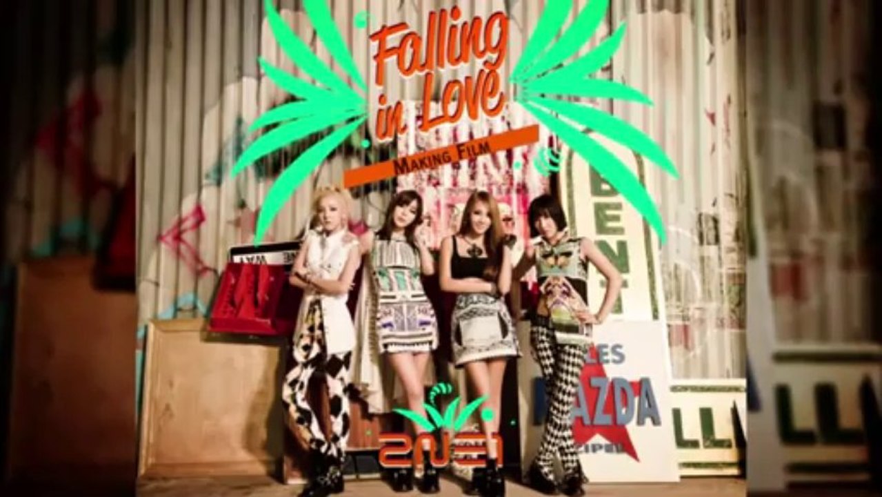 2NE1 - FALLING IN LOVE M/V Making Film (Eng Sub)
