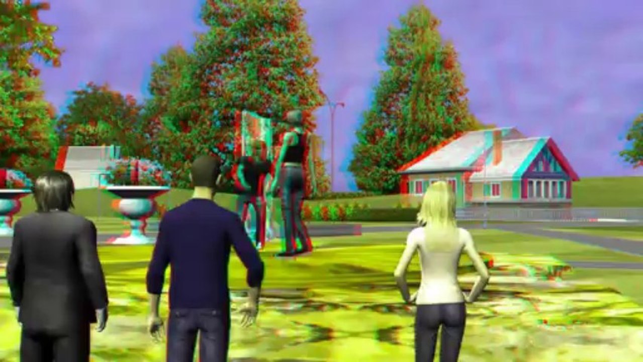 Rap Neuilly Version Anaglyphe Dessin animé 3D