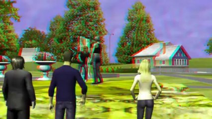 Rap Neuilly Version Anaglyphe Dessin animé 3D