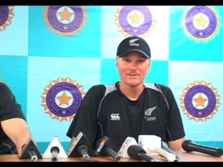 New Zealand A coach Grant Bradburn pre match conference