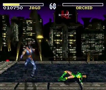 Killer Instinct | Gameplay - Jago versus Orchid | Super Nintendo (SNES)