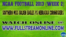 Watch Southern Miss Golden Eagles vs Nebraska Cornhuskers Live Stream Online September 7, 2013