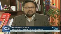 Atentado al pdte. Evo fue por presión de EE.UU.: Alfredo Rada