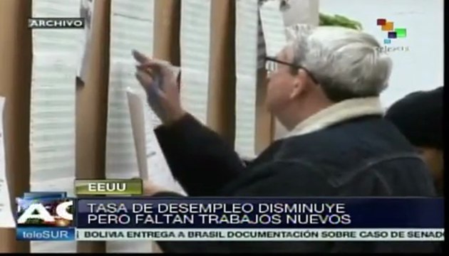 Padece mercado laboral de EU, pese a disminución en taza de desempleo