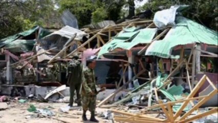 GRAPHIC IMAGES: Car bomb in Somali capital, at least 15 killed