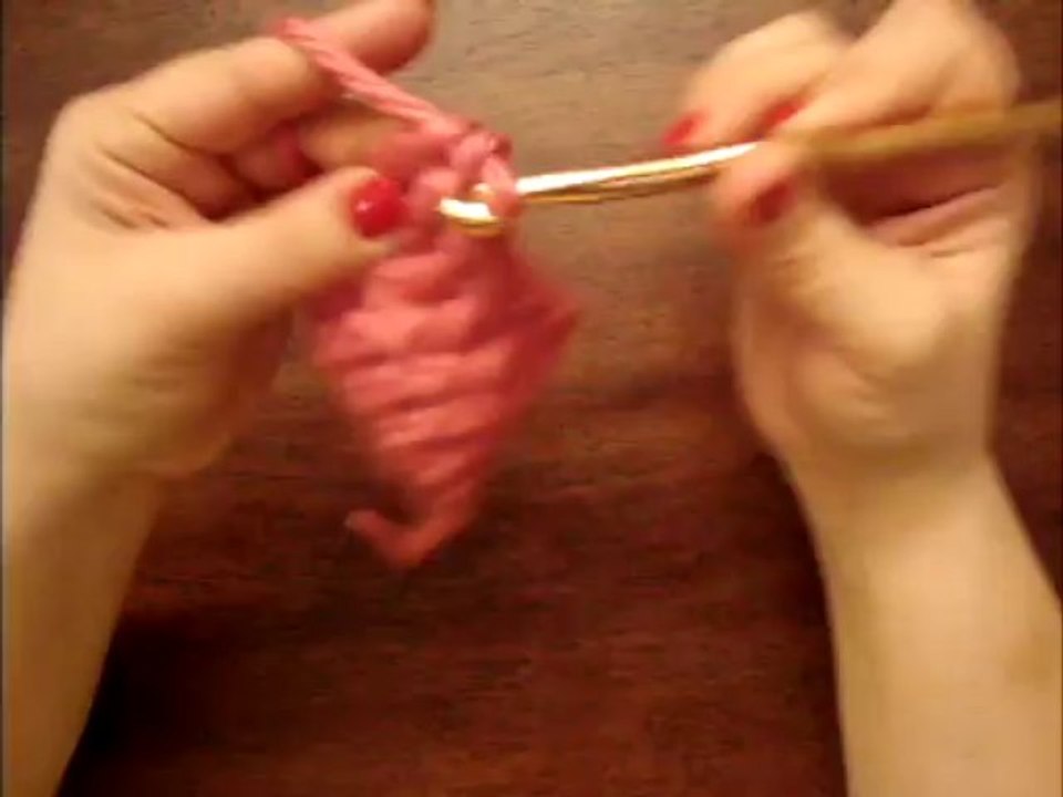 How to Make/Crochet Double Crochet Stitch.