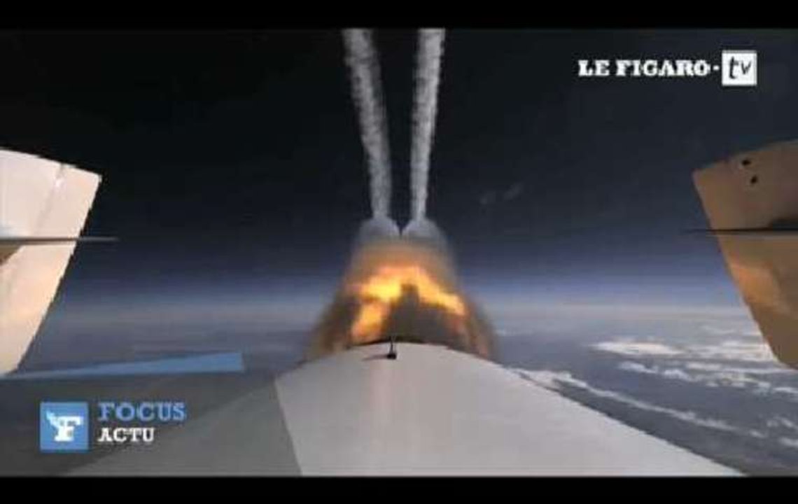 Images spectaculaires du deuxième vol test du Virgin Galactic