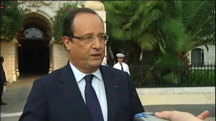Hollande : "Maintenant l'Union européenne s'est rassemblée" sur le dossier syrien