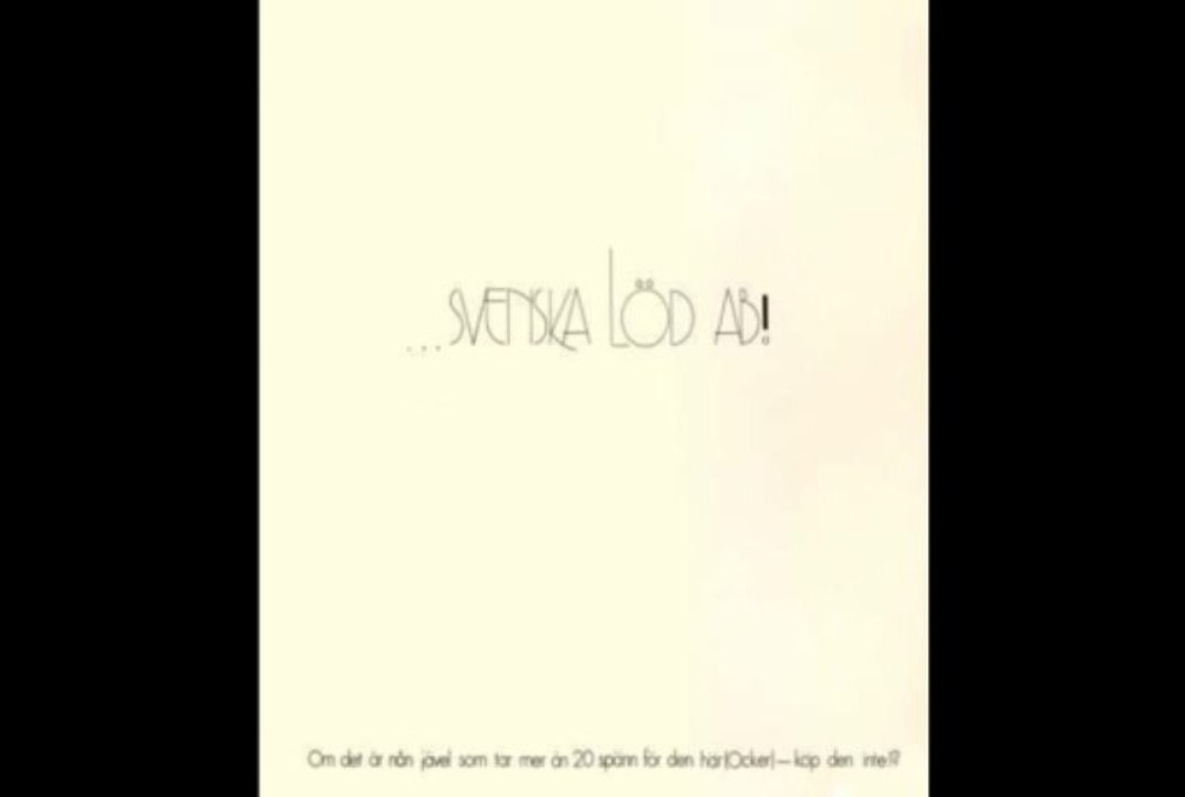 Svenska Lob AB! "Undrar Om Mona Och Kent Spelar"1971 Sweden Funky Pop Jazz.