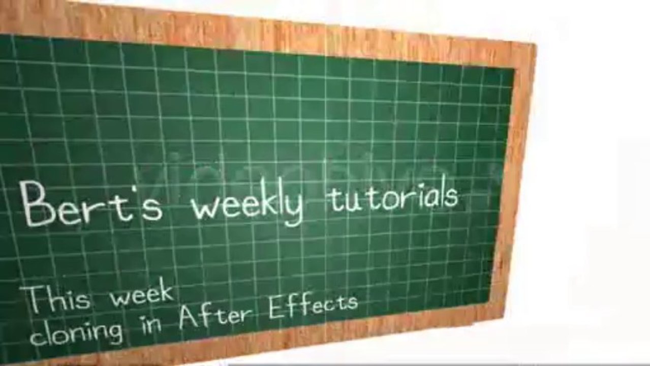 Blackboard Tutorial Opener - After Effects Template
