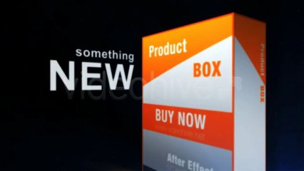 Product Box commercial - After Effects Template