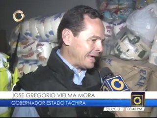 Retenidas 12 toneladas de alimentos en la frontera de Táchira