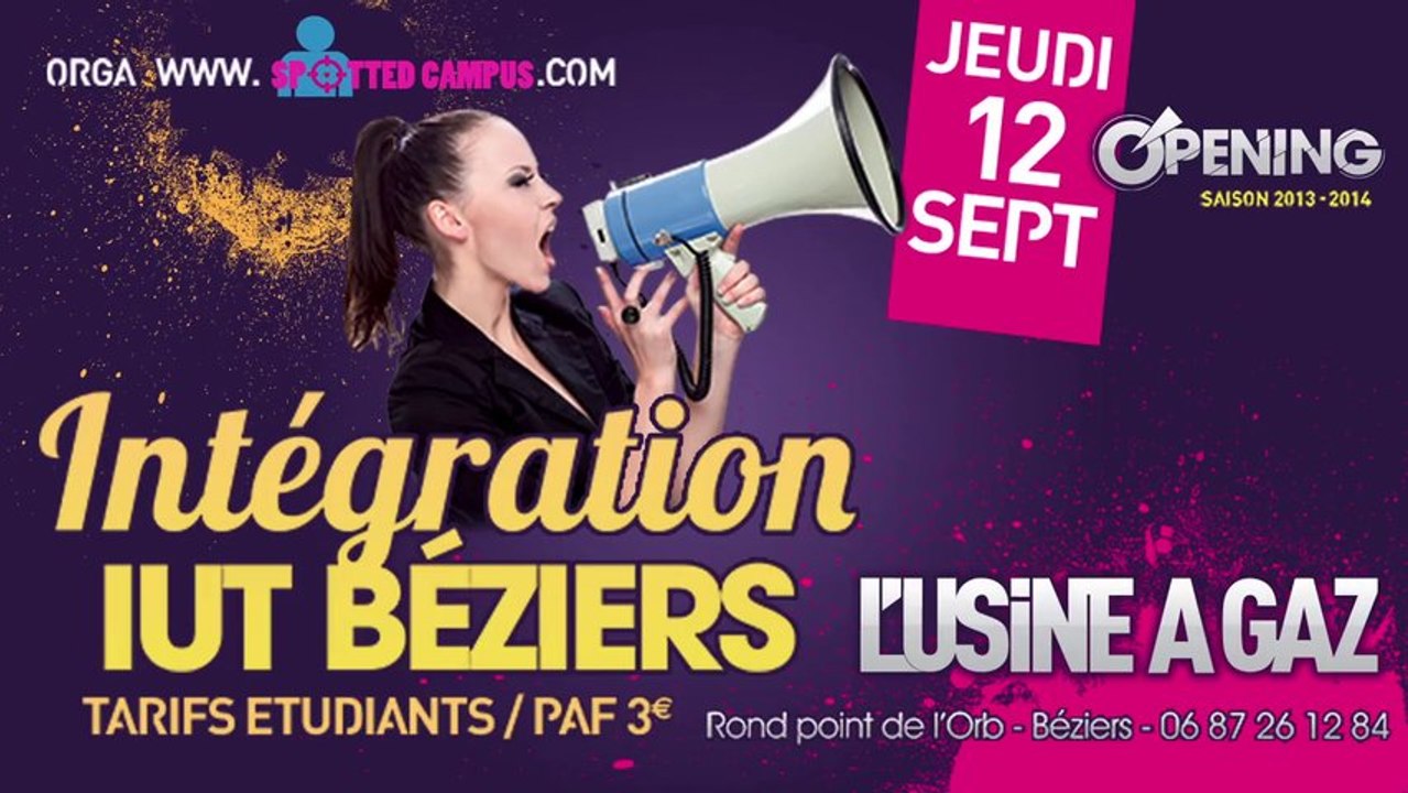 Intégration IUT Béziers 2013-2014 - SpottedCampus.com